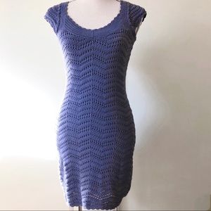Athleta knit crochet dress